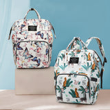 Whimsical - Printed Diaper Backpacks – 6 Unique Nature - Inspired Patterns, Large - Capacity Maternity Bags for Stylish Moms