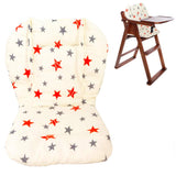 Printed Multi - Fit Baby Stroller & High Chair Cushion – Universal Pad for On - the - Go Comfort