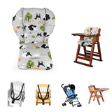 Printed Multi - Fit Baby Stroller & High Chair Cushion – Universal Pad for On - the - Go Comfort