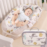 CPC(CPSIA certified) Baby Lounger, Ultra Soft Breathable Cotton Multiple Patterns, Removable Washable Cover, Portable & Adjustable, Perfect for Tummy Time, Newborn Shower (Only for wholesales seller))