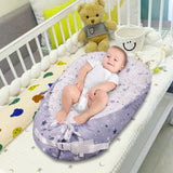 CPC(CPSIA certified) Baby Lounger, Ultra Soft Breathable Cotton Multiple Patterns, Removable Washable Cover, Portable & Adjustable, Perfect for Tummy Time, Newborn Shower (Only for wholesales seller))