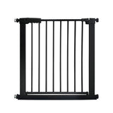 Black Splicable Safety Gate – 78cm Height, 5.5cm Gap, Fits Openings ＞87cm for Stairs & Doorways
