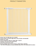 Yellow - Black Splicable Safety Gate – 103cm Height, 3.5cm Gap, Fits Openings ＞87cm for Stairs & Doorways