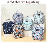 Fashion - Print Travel Diaper Backpacks – Large Capacity, Stylish Maternity Bags for On - the - Go Moms